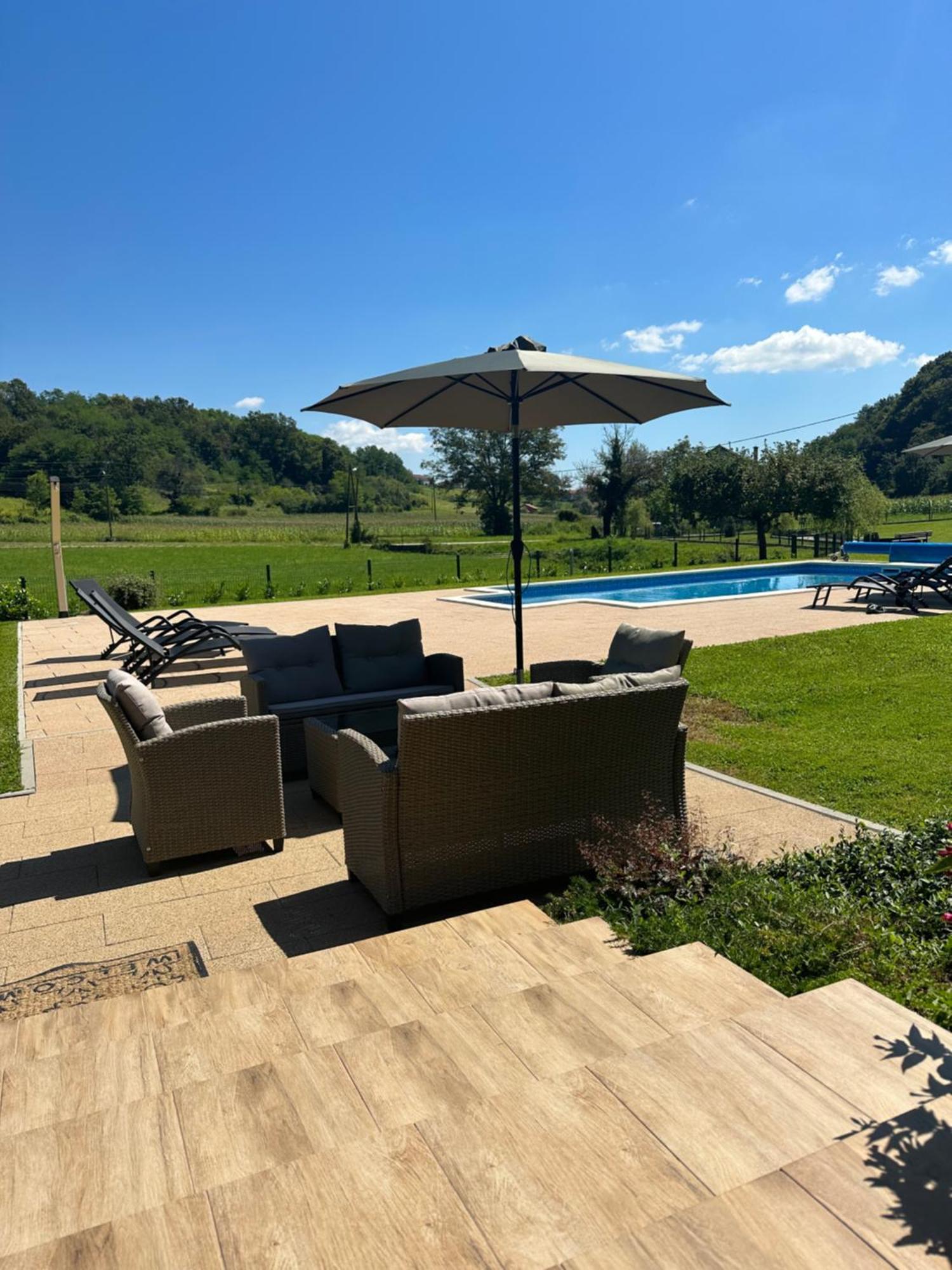 Ruralna Kuca 'Villa Zagorka' Za Odmor Sa Bazenom I Bocalistem Donja Pacetina Esterno foto