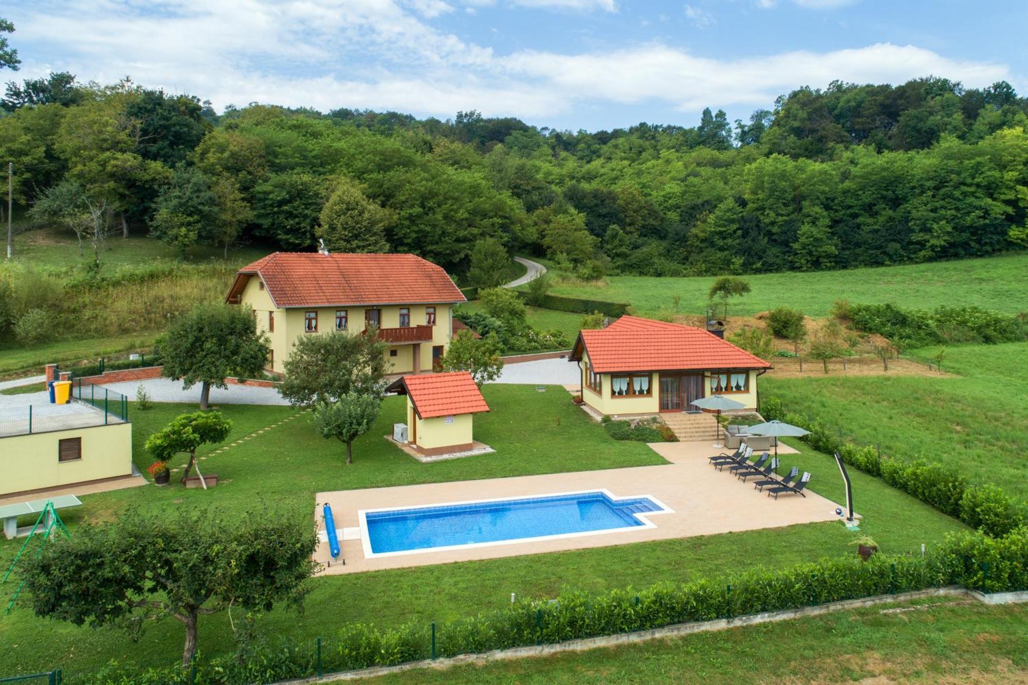 Ruralna Kuca 'Villa Zagorka' Za Odmor Sa Bazenom I Bocalistem Donja Pacetina Esterno foto