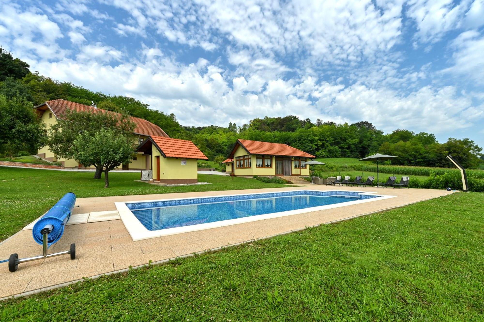 Ruralna Kuca 'Villa Zagorka' Za Odmor Sa Bazenom I Bocalistem Donja Pacetina Esterno foto